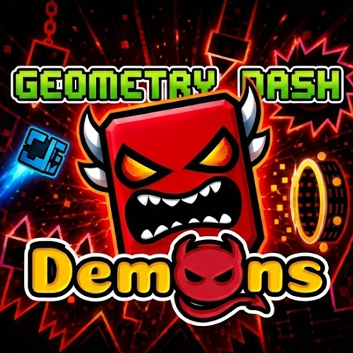 Thumbnail game - Geometry Dash Demons