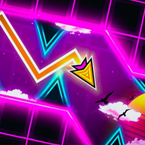 Thumbnail game - Geometry Dash Wave